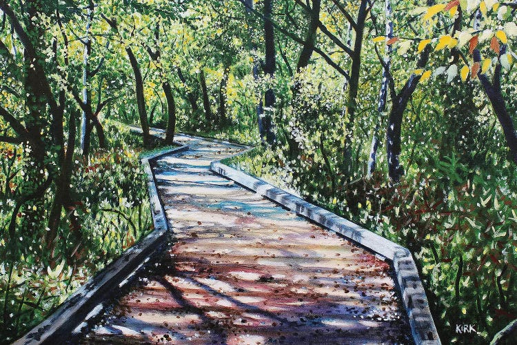 4 Mile Creek Greenway by Jerry Lee Kirk wall art