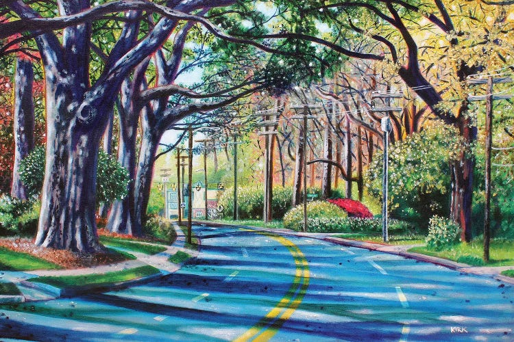 Entering Myers Park by Jerry Lee Kirk wall art