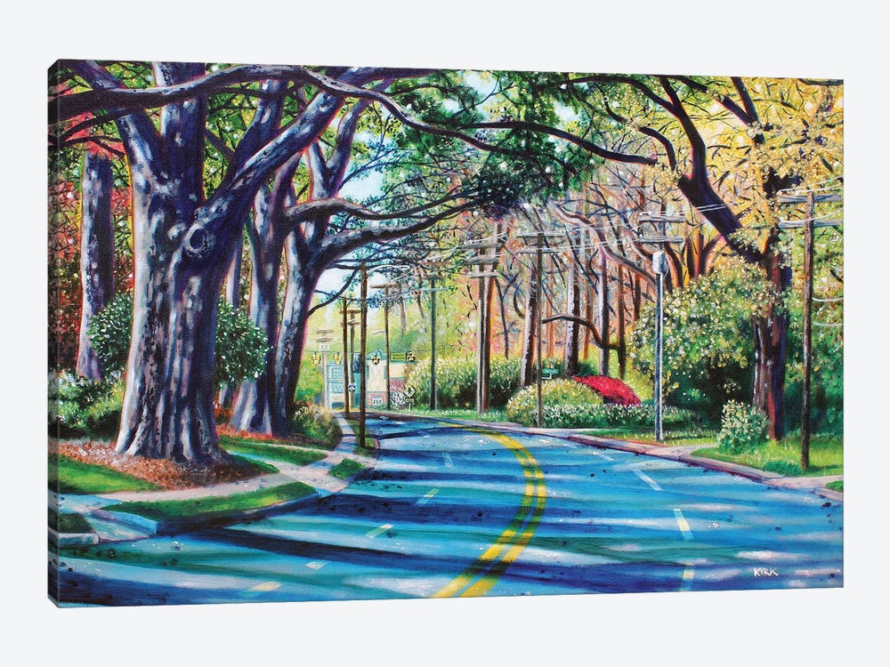 Entering Myers Park by Jerry Lee Kirk 1-piece Canvas Wall Art
