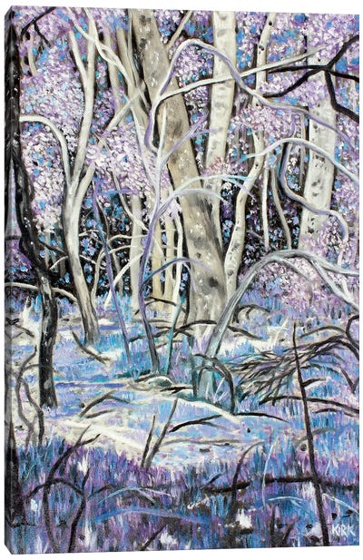 Lavender Woods Canvas Art Print - Perano Art