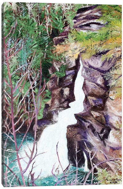 Linville Falls Canvas Art Print - Jerry Lee Kirk