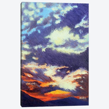 Mountain Sunset Canvas Print #JLK49} by Jerry Lee Kirk Canvas Print