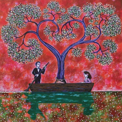 Navigating The Waters Of Love by Jerry Lee Kirk canvas print