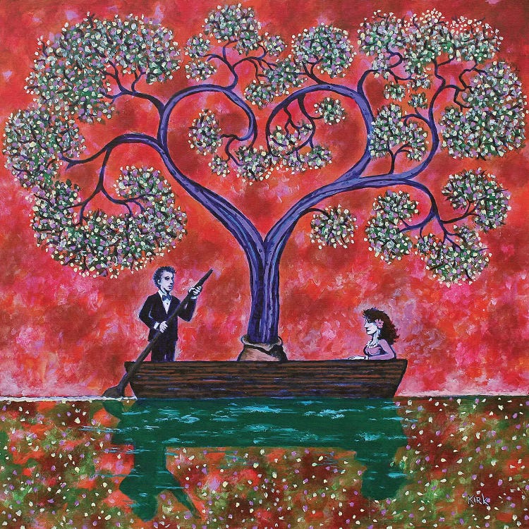 Navigating The Waters Of Love by Jerry Lee Kirk wall art