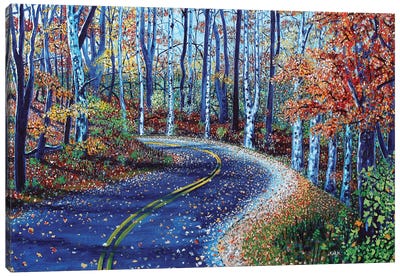 Road To Asheville Canvas Art Print - Jerry Lee Kirk
