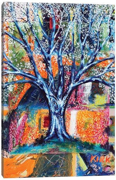 Spring Tree Canvas Art Print - Jerry Lee Kirk