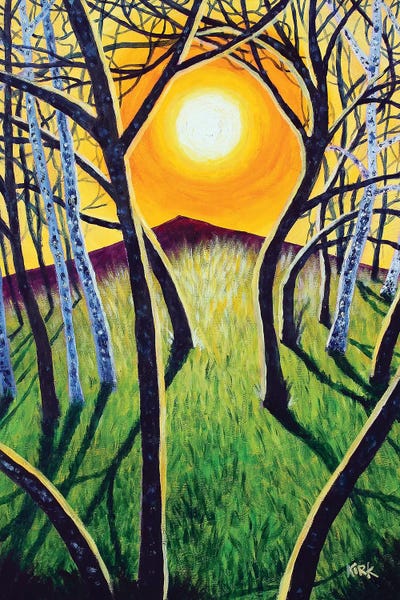 Sunrise Over The Mountain by Jerry Lee Kirk canvas print