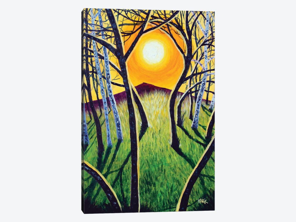 Sunrise Over The Mountain by Jerry Lee Kirk 1-piece Canvas Art Print