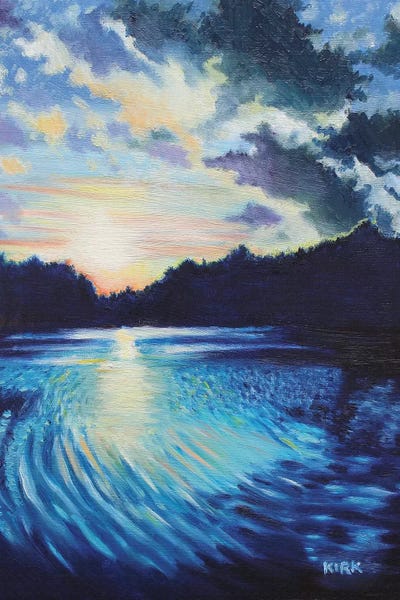 Sunset On Chetola by Jerry Lee Kirk framed wall art