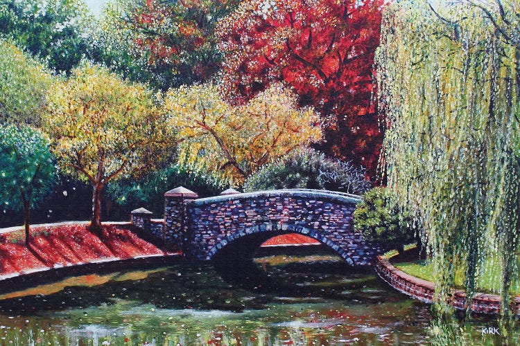 The Bridge At Freedom Park by Jerry Lee Kirk wall art