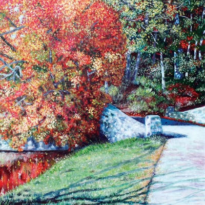 Autumn Blaze by Jerry Lee Kirk canvas print