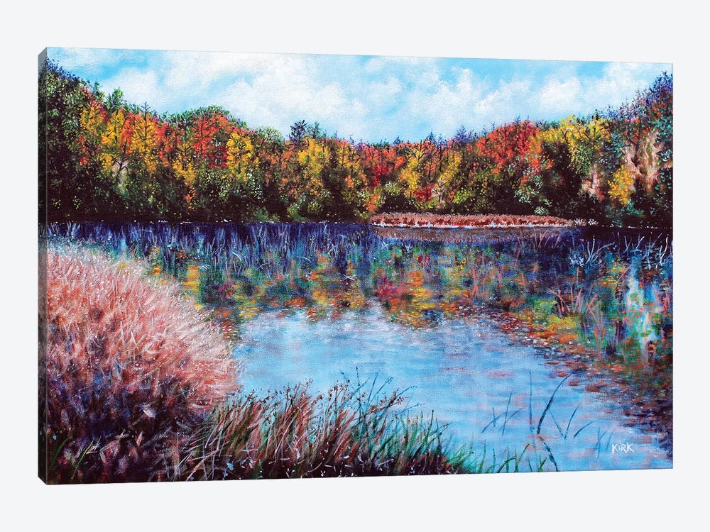 The Lake At Crowders Mountain by Jerry Lee Kirk 1-piece Art Print