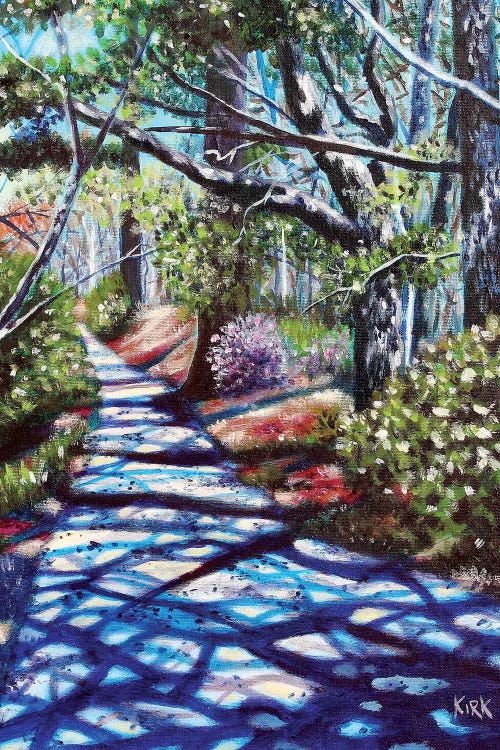 The Walk Around Broyhill Park by Jerry Lee Kirk wall art