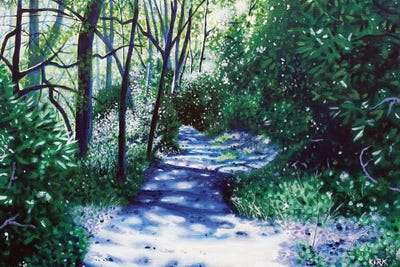 There Be Light Around The Bend by Jerry Lee Kirk canvas print