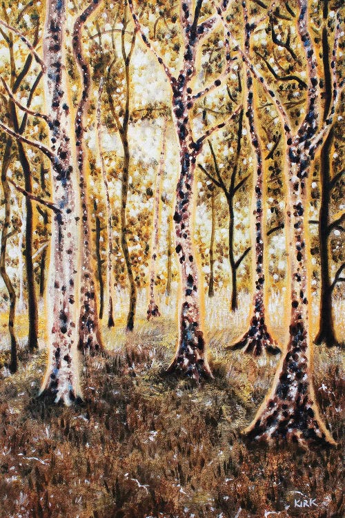 There's A Light Beyond These Woods by Jerry Lee Kirk wall art