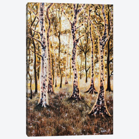 There's A Light Beyond These Woods Canvas Print #JLK75} by Jerry Lee Kirk Canvas Art Print