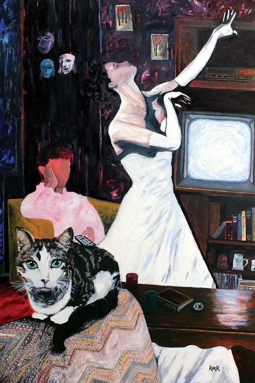 This Elegant Muse by Jerry Lee Kirk wall art