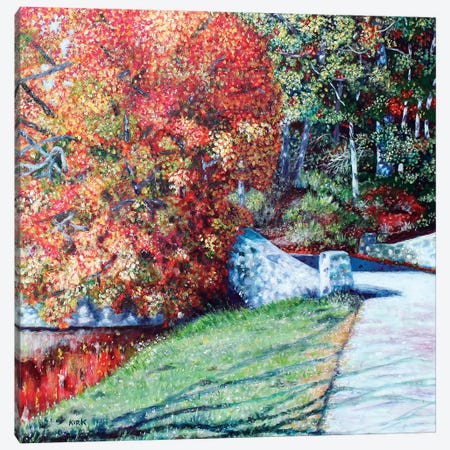 Autumn Blaze Canvas Print #JLK7} by Jerry Lee Kirk Canvas Art Print