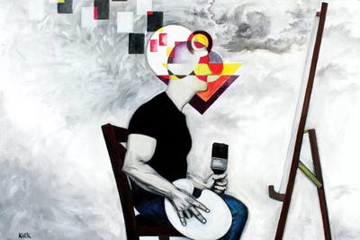 Waiting For The Gift by Jerry Lee Kirk canvas print