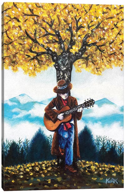 Ballad For The Last Tree Of Autumn Canvas Art Print - Jerry Lee Kirk