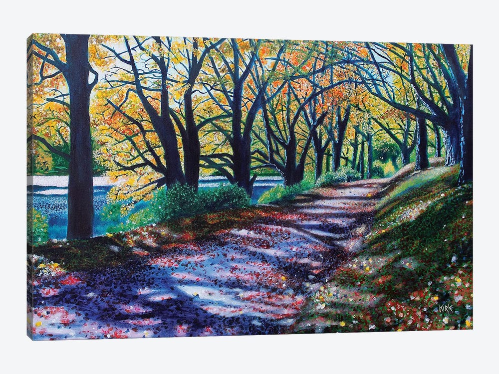 Autumn Canopy by Jerry Lee Kirk 1-piece Art Print