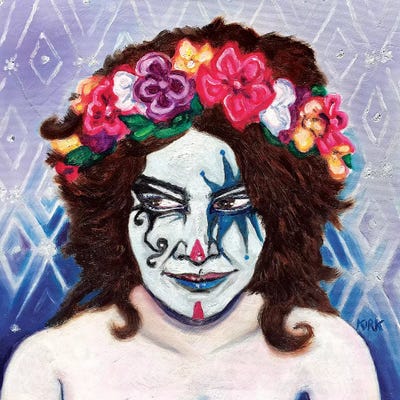 The Harlequin's Daughter by Jerry Lee Kirk canvas print