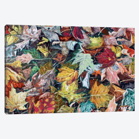 Autumn Debris Canvas Print #JLK96} by Jerry Lee Kirk Canvas Art Print