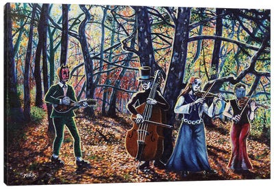 Ode To Autumn Canvas Art Print - Jerry Lee Kirk