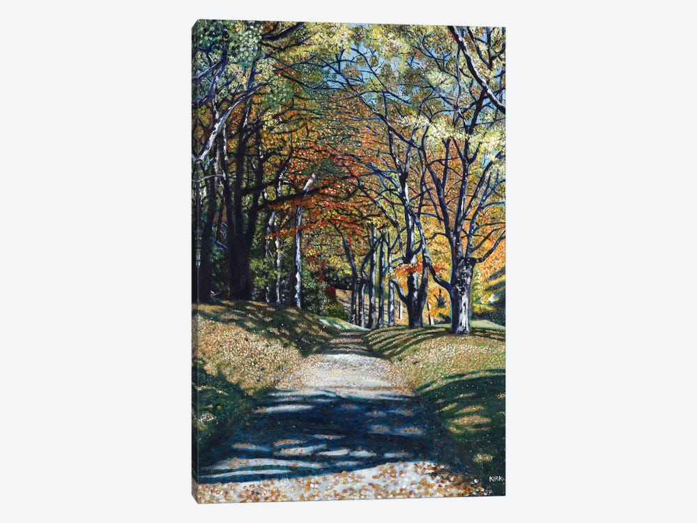 Autumn Trail by Jerry Lee Kirk 1-piece Canvas Wall Art
