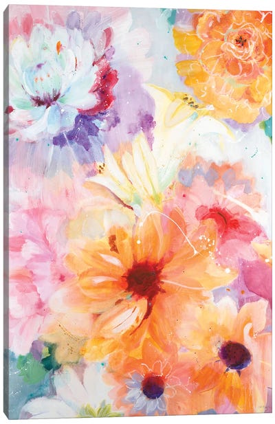 Floral Array Canvas Art Print - Jill Martin