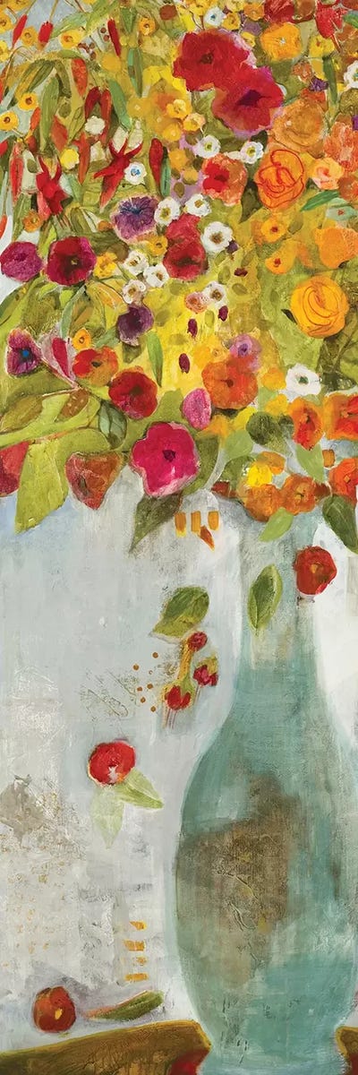 Merriment II (Garden Bliss)    by Jill Martin multi panel art