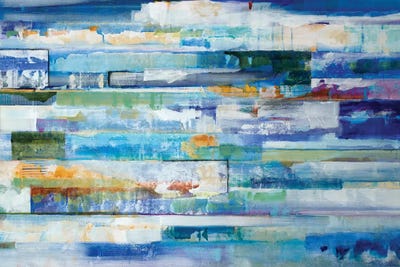 Midnight to Pistachio by Jill Martin framed wall art