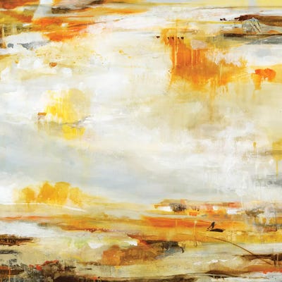 Orange Vapor by Jill Martin multi panel art
