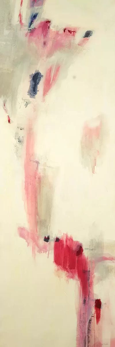 Pink, Grey Algorithm  by Jill Martin canvas print