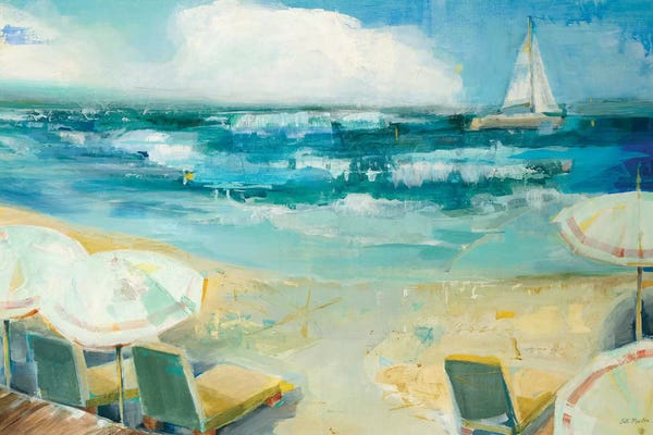 Jill Martin: Seaside Harbor I by Jill Martin
