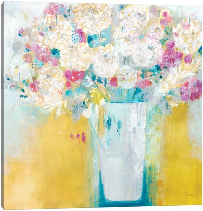 Morning Flowers Canvas Art Print - Jill Martin