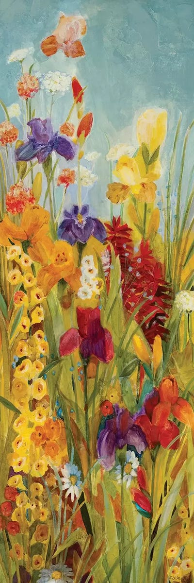 Merriment I by Jill Martin multi panel art