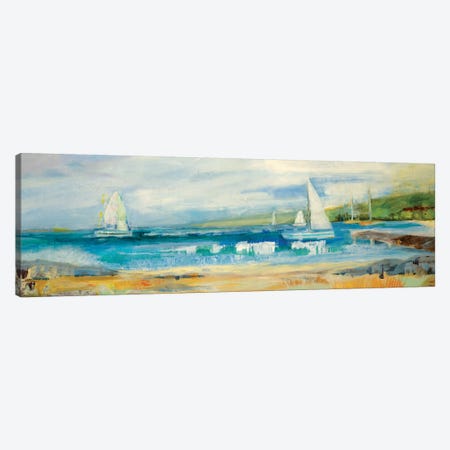 Seaside Harbor I Canvas Print #JLL33} by Jill Martin Art Print