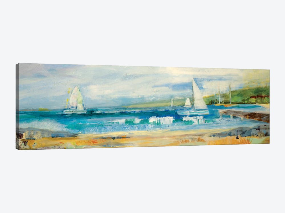 Seaside Harbor I by Jill Martin 1-piece Canvas Artwork