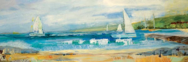 Jill Martin: Seaside Harbor I by Jill Martin