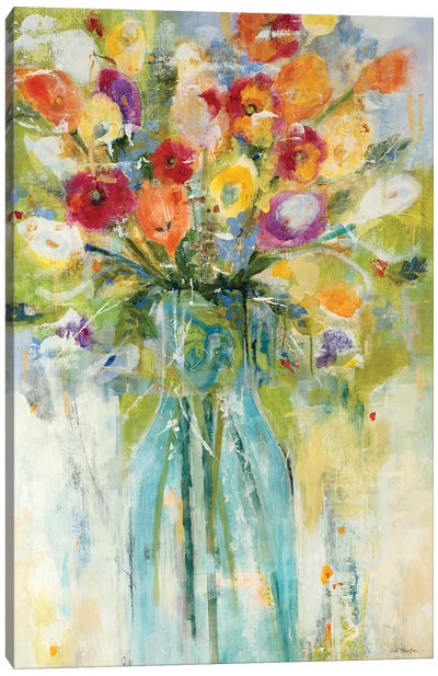 Realizing The Day Canvas Art Print - Bouquet Art