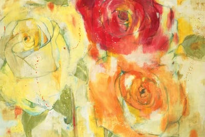 A Deep Rose  by Jill Martin framed wall art