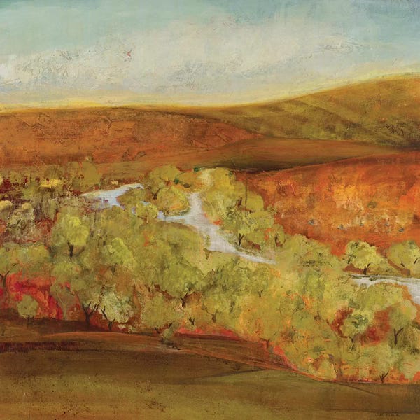 Abstract Landscapes: Autumn Saffron II    by Jill Martin