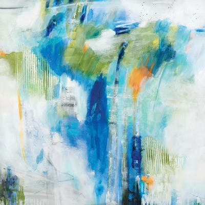 Blue Logic by Jill Martin canvas print