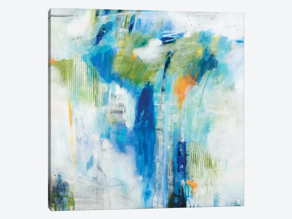 Blue Logic by Jill Martin 1-piece Canvas Print
