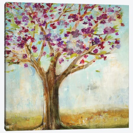 Burgundy Tree Canvas Print #JLL97} by Jill Martin Canvas Artwork