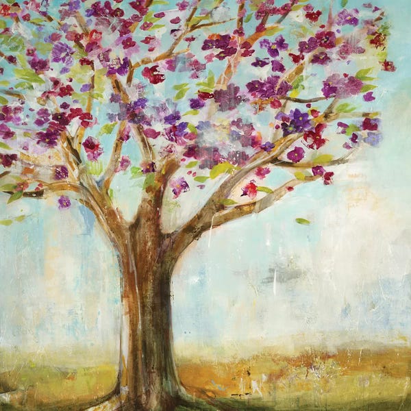 Jill Martin: Burgundy Tree by Jill Martin