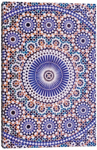 Zellij, Meknes, Morocco Canvas Art Print - Mediterranean Décor