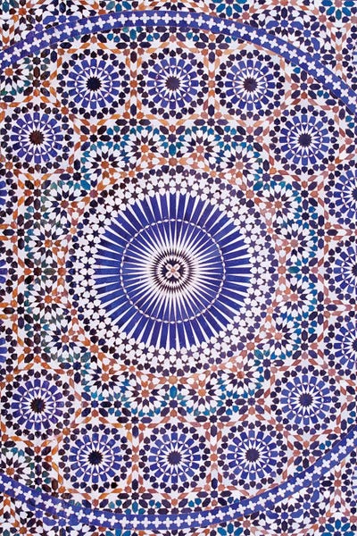 Middle Eastern Décor: Zellij, Meknes, Morocco by Merrill Images