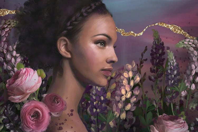 Lupin Garden by Juliana Loomer wall art